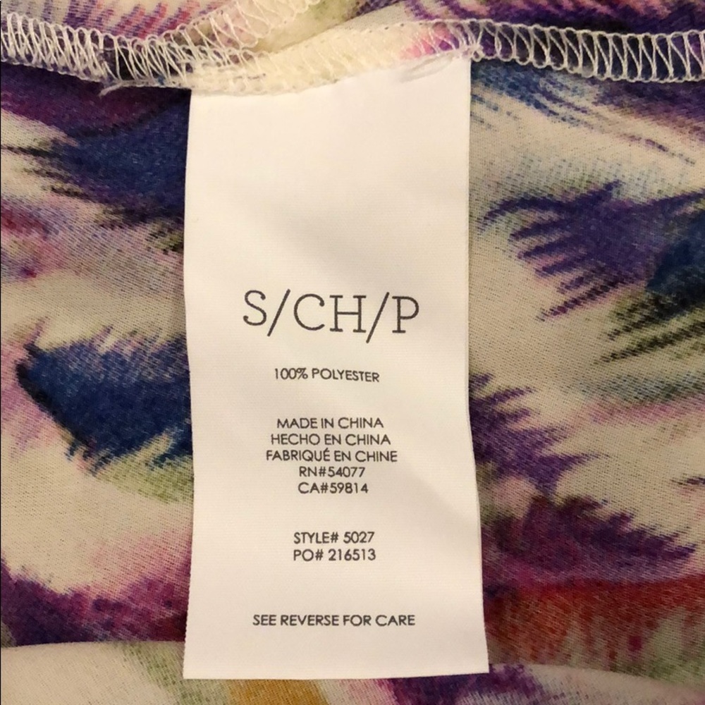 Cabi Colorful Feather Pattern Blouse - image 7